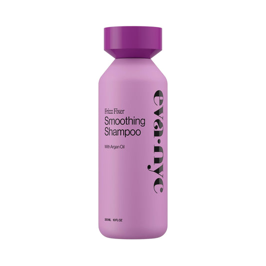 Eva NYC Anti-Frizz Shampoo with Argan Oil + Sunflower Seed Oil - Sulfate-Free - Soft, Shiny + Nourished Hair - For Frizzy, Medium to Thick Hair Types
