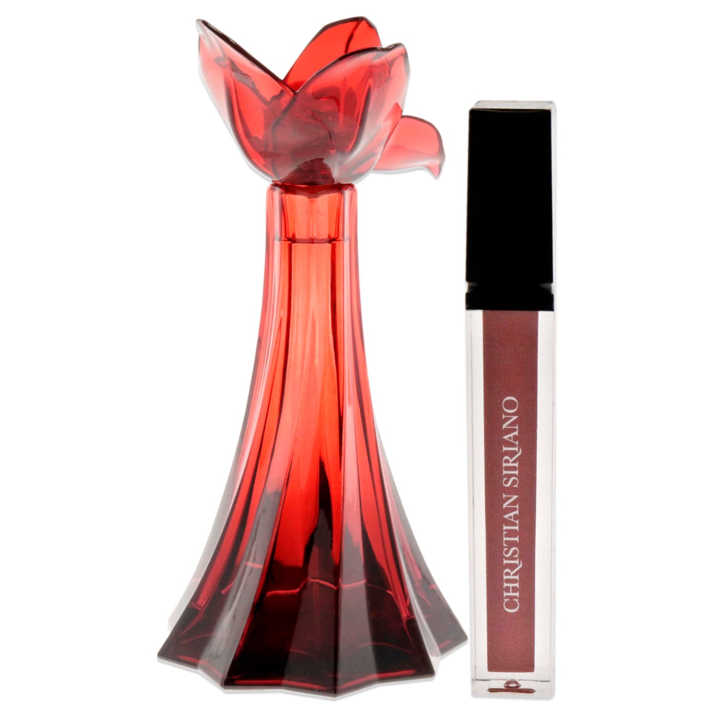 Christian Siriano Ooh La Rouge for Women - 2 Pc Gift Set 3.4 oz EDP Spray, 0.21oz Red Lip Gloss Beauty & Personal Care Christian Siriano