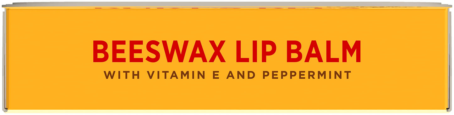 Beeswax Lip Balm Pack by Burts Bees for Unisex - 4 x 0.15 oz Lip Balm Beauty and Personal Care Burt's Bees