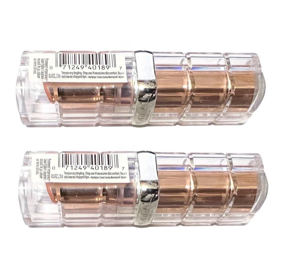 Pack of 2 L'Oreal Paris Colour Riche Plump and Shine Lipstick, Coconut Plump 107 Beauty & Personal Care L'ORÉAL