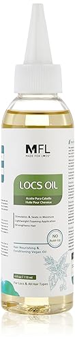 Locs Vegan Conditioning Hair Oil | Foaming Locs Oil | 4 oz Beauty & Personal Care MFL MADE FOR LOCS