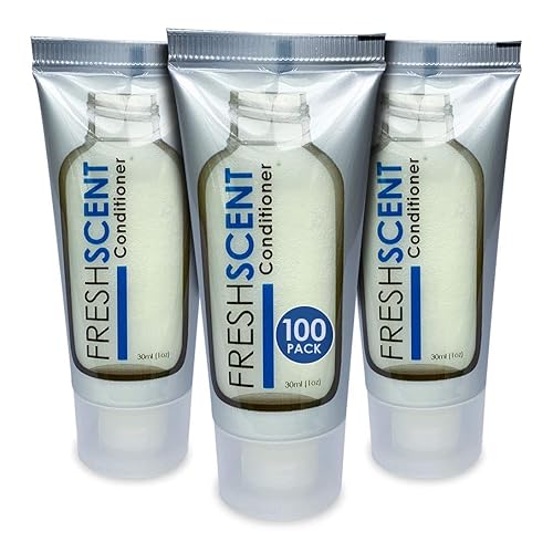 Freshscent Conditioner 1oz (100 Pack) Hotel Travel Size, Bulk Amenities and Toiletries for Hospitality Beauty & Personal Care Freshscent