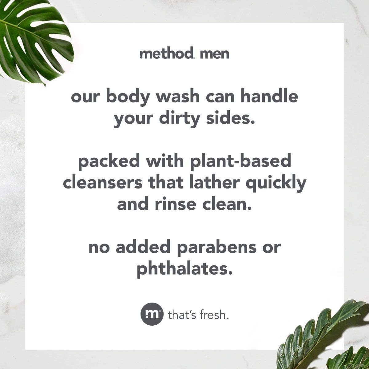 Method Men Body Wash, Cedar + Cypress, Paraben and Phthalate Free, 18 fl oz (Pack of 1) Beauty & Personal Care Method