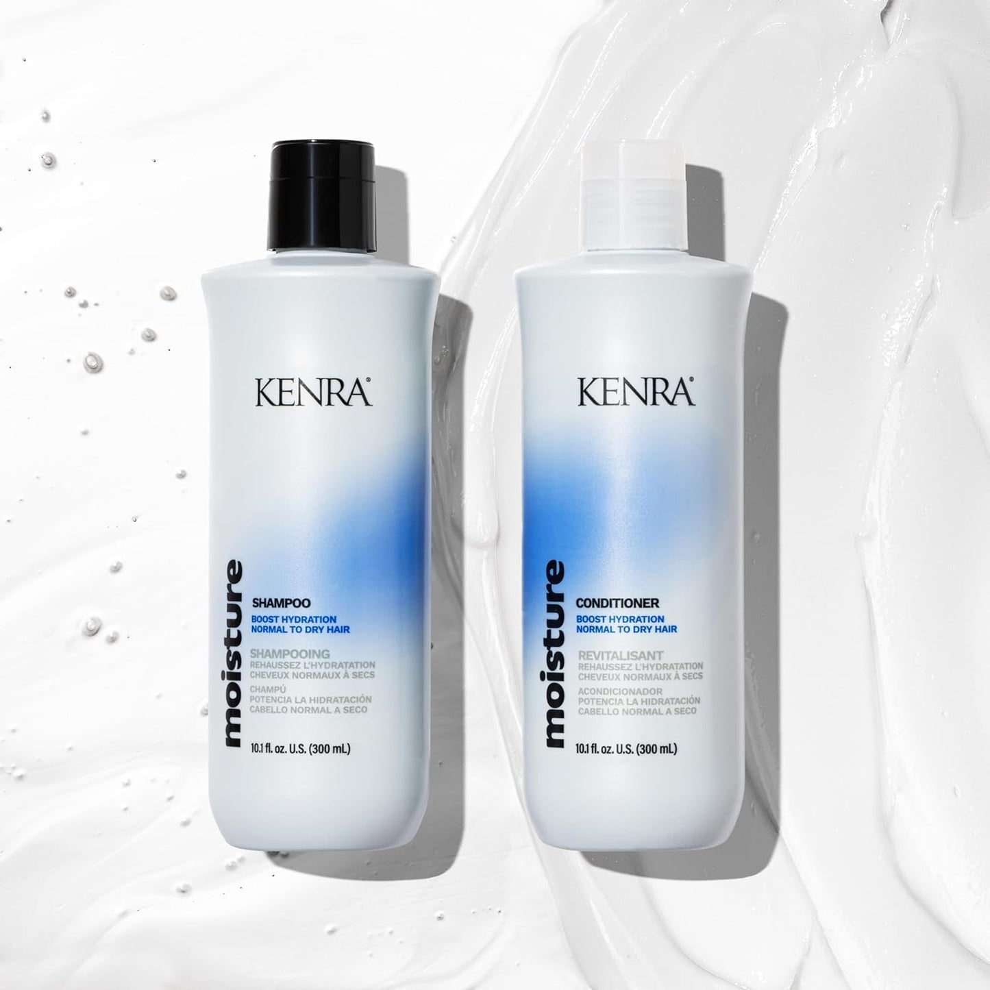 Kenra Professional Moisture Shampoo & Conditioner Set | Boost Hydration | Improve Manageability and Shine | Nourish Dry Hair | Color Safe | Efforless Beauty & Personal Care Kenra