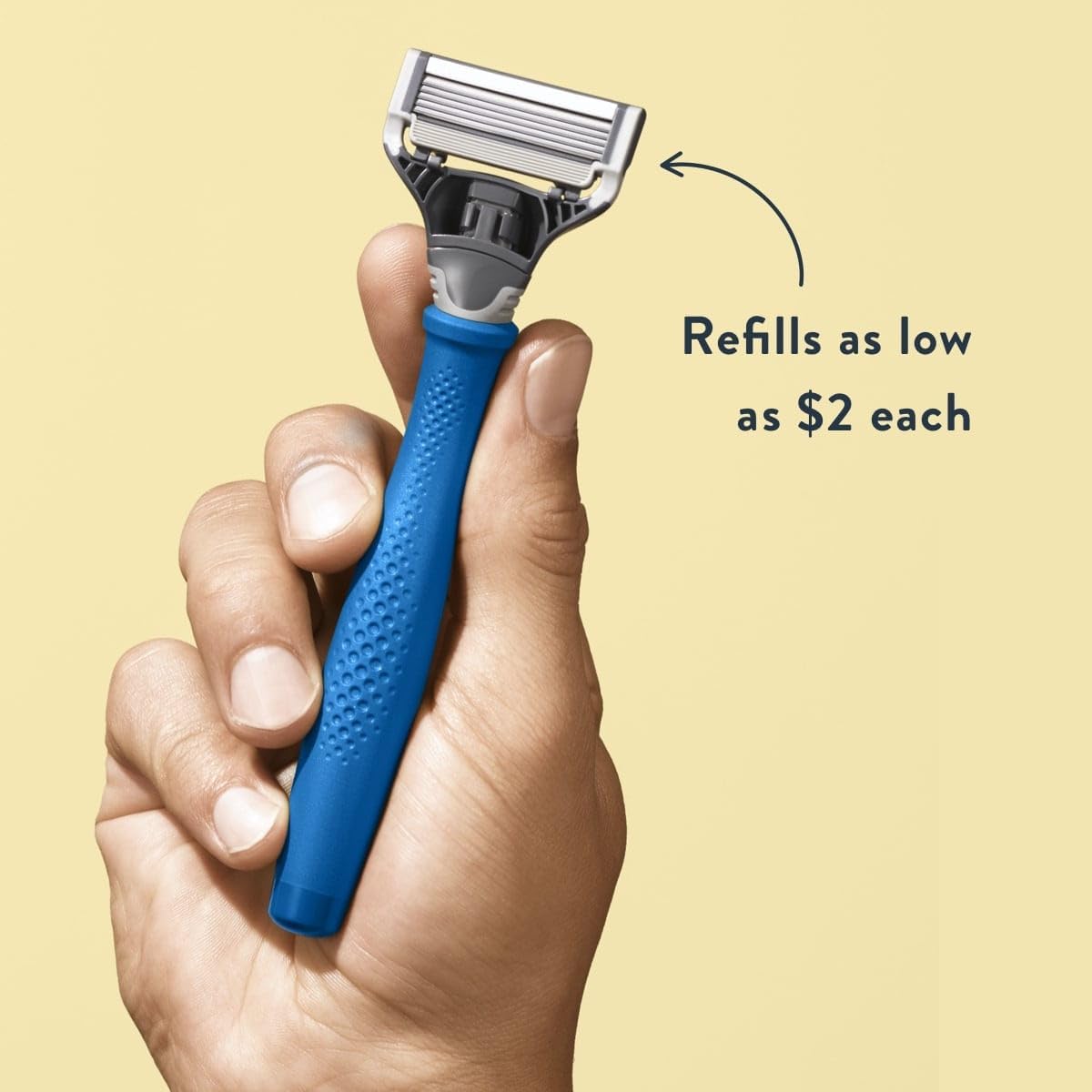 Harry's Original Razor for Men - Razor Handle and Blade Cartridge- German Engineered Blades- Indigo Blue Beauty and Personal Care Harry's