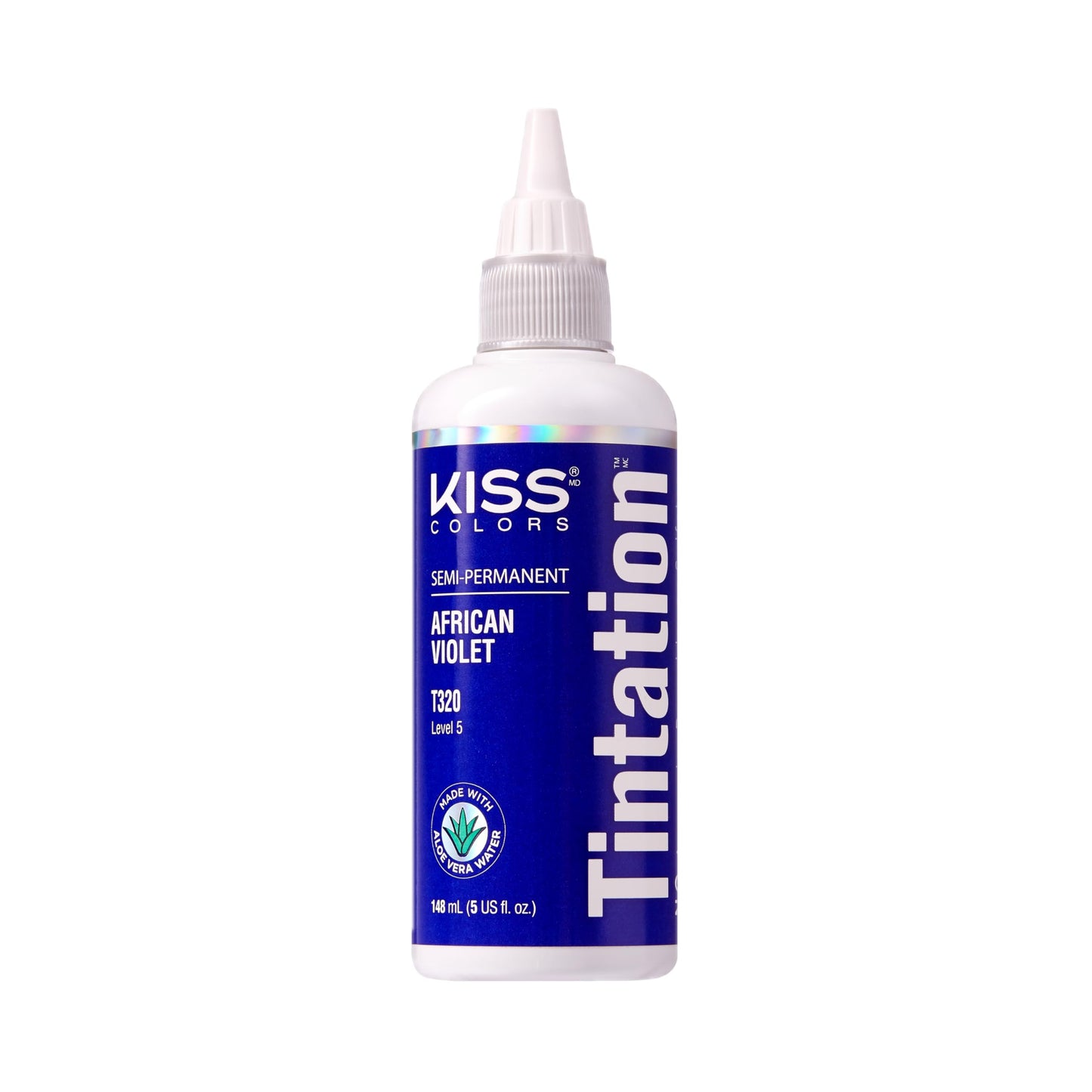 Kiss Tintation Semi-Permanent Hair Color Treatment 148 mL (5 US fl.oz) (African Violet) Beauty & Personal Care Red By Kiss