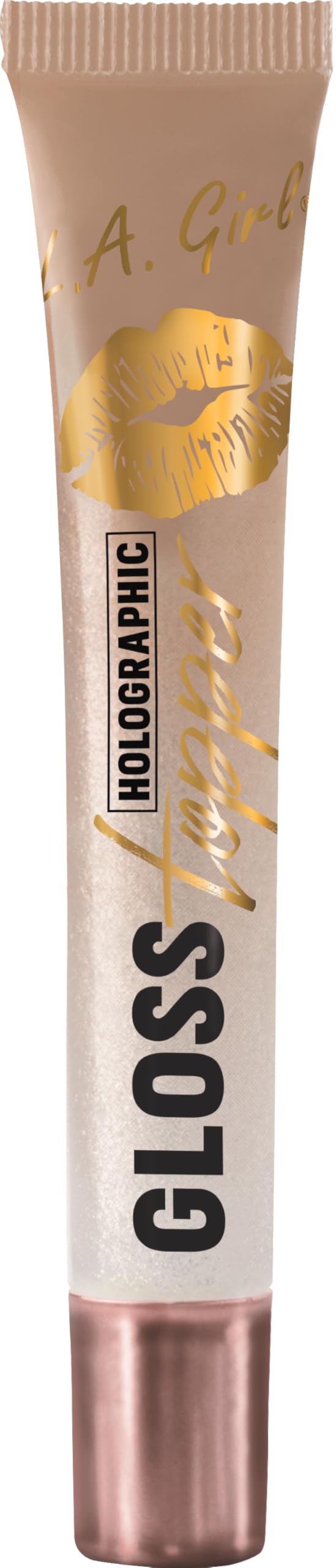 L.A. Girl Gloss Topper, Spark of Romance (Holographic Rose Gold) GLG579 Beauty & Personal Care L.A. Girl