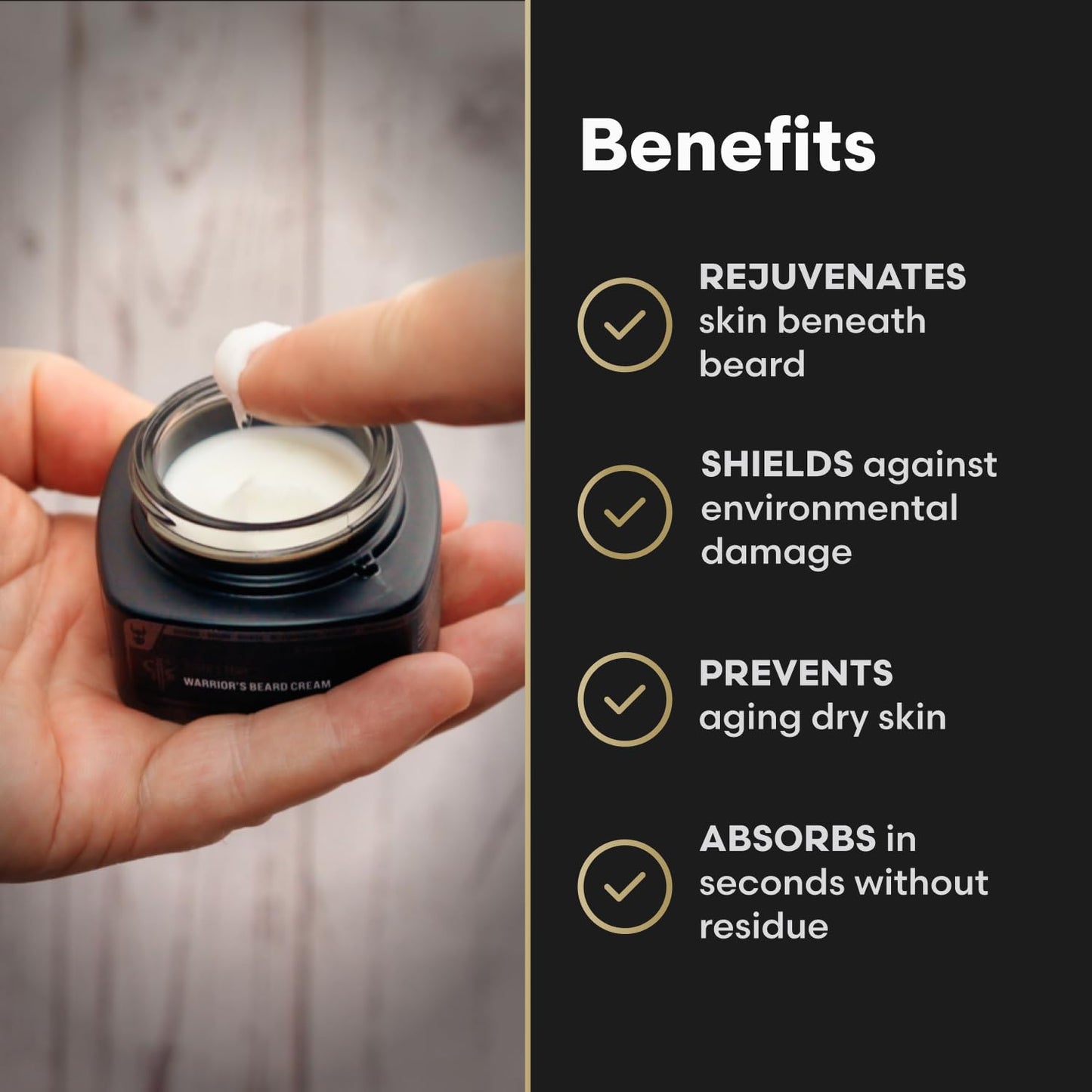 Beard Cream for Men by Beard Struggle -Viking Storm Beard Butter, Moisturizer & Softener for Men - Itch Relief, Hydration with Avocado & Jojoba Oils Beauty and Personal Care The Beard Struggle