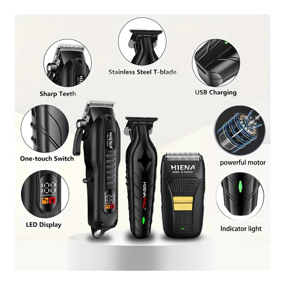 EWKYLSEM Razors Hair Cutting Machine Set?Cordless use of USB Charging Trimmer,reciprocating Razor, Suitable for Home Applications or Barber use Beauty and Personal Care EWKYLSEM