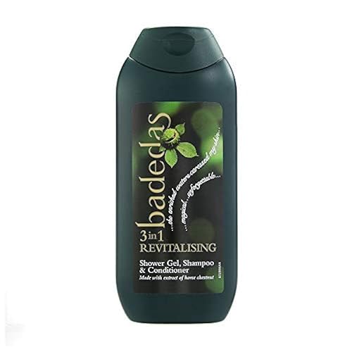 Badedas Revitalising Shower Gel, Shampoo & Conditioner 200ml (PACK OF 4) Beauty & Personal Care Badedas