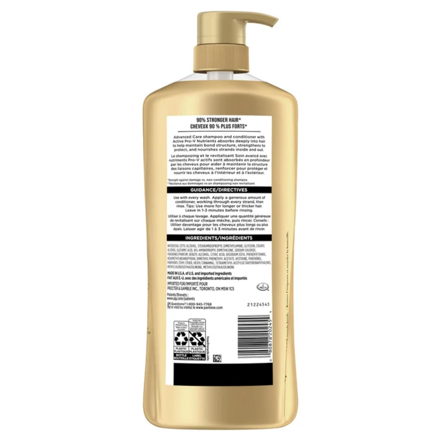 ZENVOIRA Wellness Bundle includes Pantene Advanced Care Conditioner, 5 in 1 Moisture, Smooth, Lightweight, Strength, Color Vibrancy, 38.2 Ounce - Pack Beauty & Personal Care ZENVOIRA