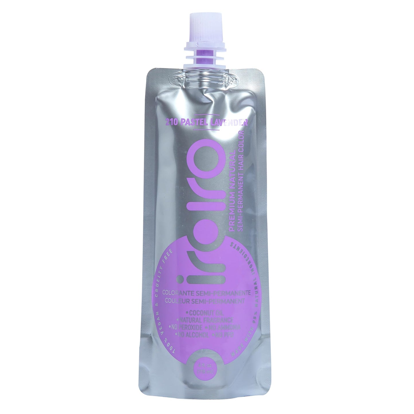 IROIRO Premium Natural Semi-Permanent Hair Color 210 Pastel Lavender (4oz) Beauty & Personal Care iroiro