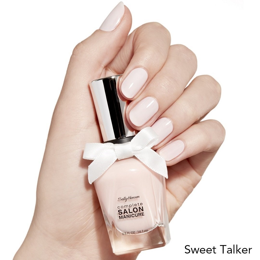 Sally Hansen Complete Salon Manicure Nail Polish | Multi-Benefit Nail Color | Strengthening Keratin Formula | 340 Sweet Talker Beauty & Personal Care Sally Hansen