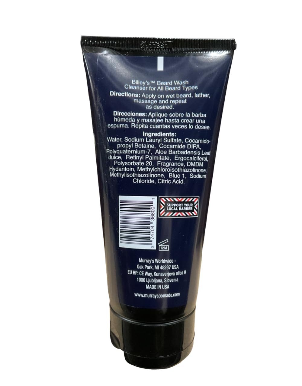 Murrays Billey's Beard Wash, 4 oz Beauty & Personal Care Murrays