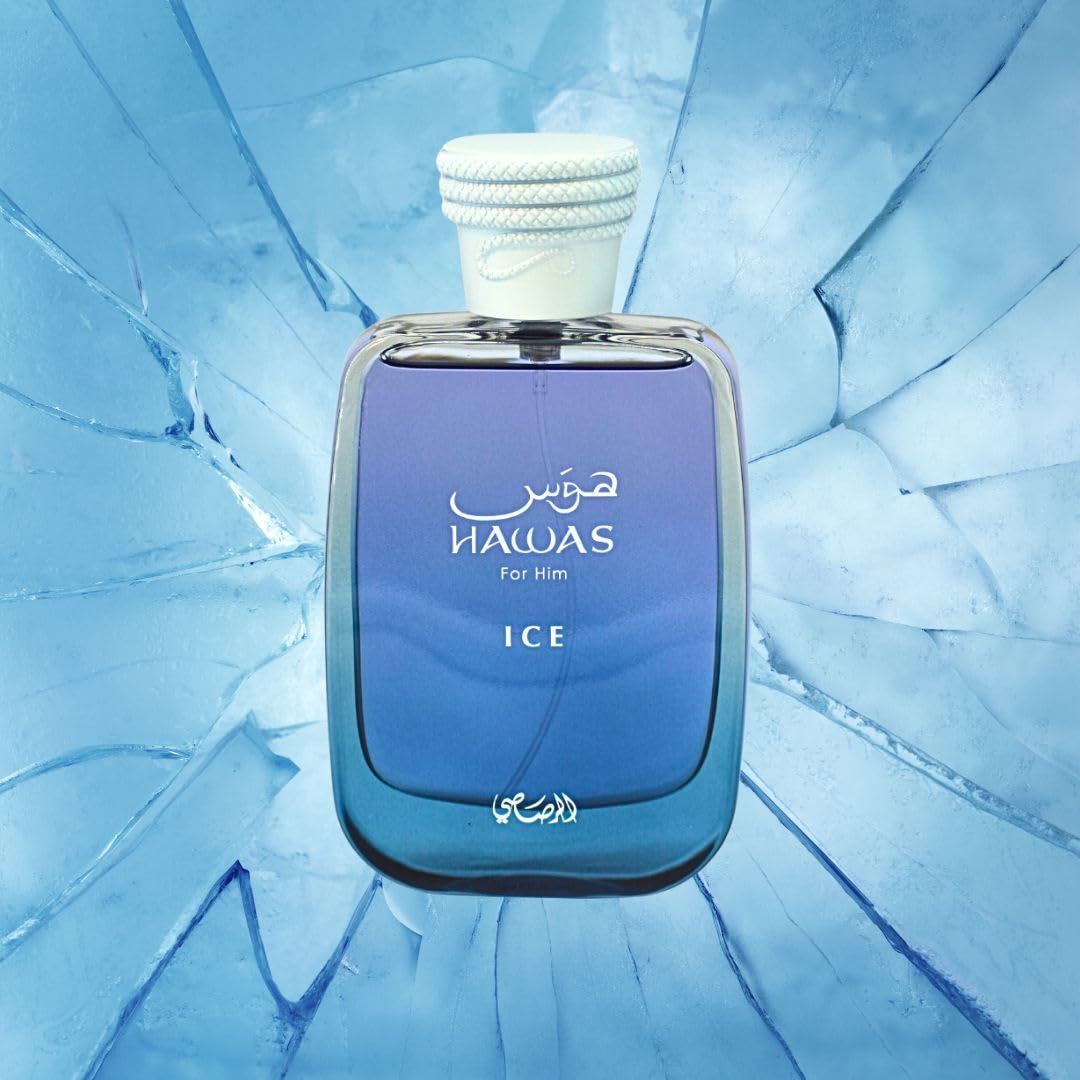 RASASI Hawas Ice EDP 100ML (3.4 OZ) | Long Lasting, Exquisite, Luxurious, Arabian Scents. (PACK OF 3) Beauty & Personal Care RASASI