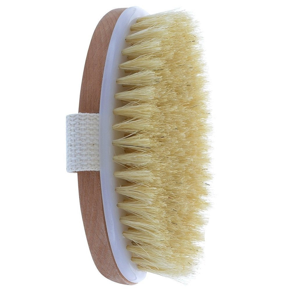 Dry Skin Body Brush, Natural Bristle, Remove Dead Skin and Toxins, Improves Skin's Health and Beauty Beauty and Personal Care Bonure