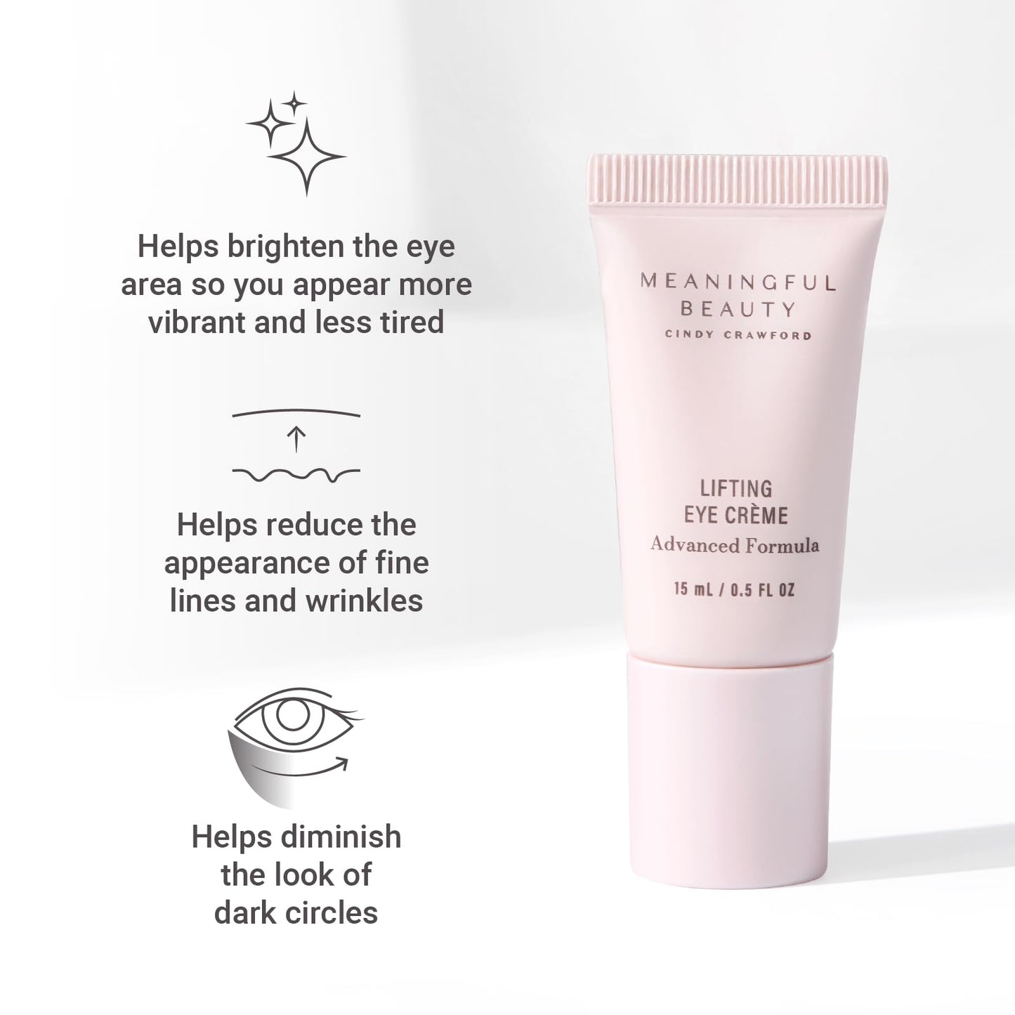 Meaningful Beauty Lifting Eye Crème Advanced Formula, Under Eye Care, 0.5 oz Beauty & Personal Care Meaningful Beauty