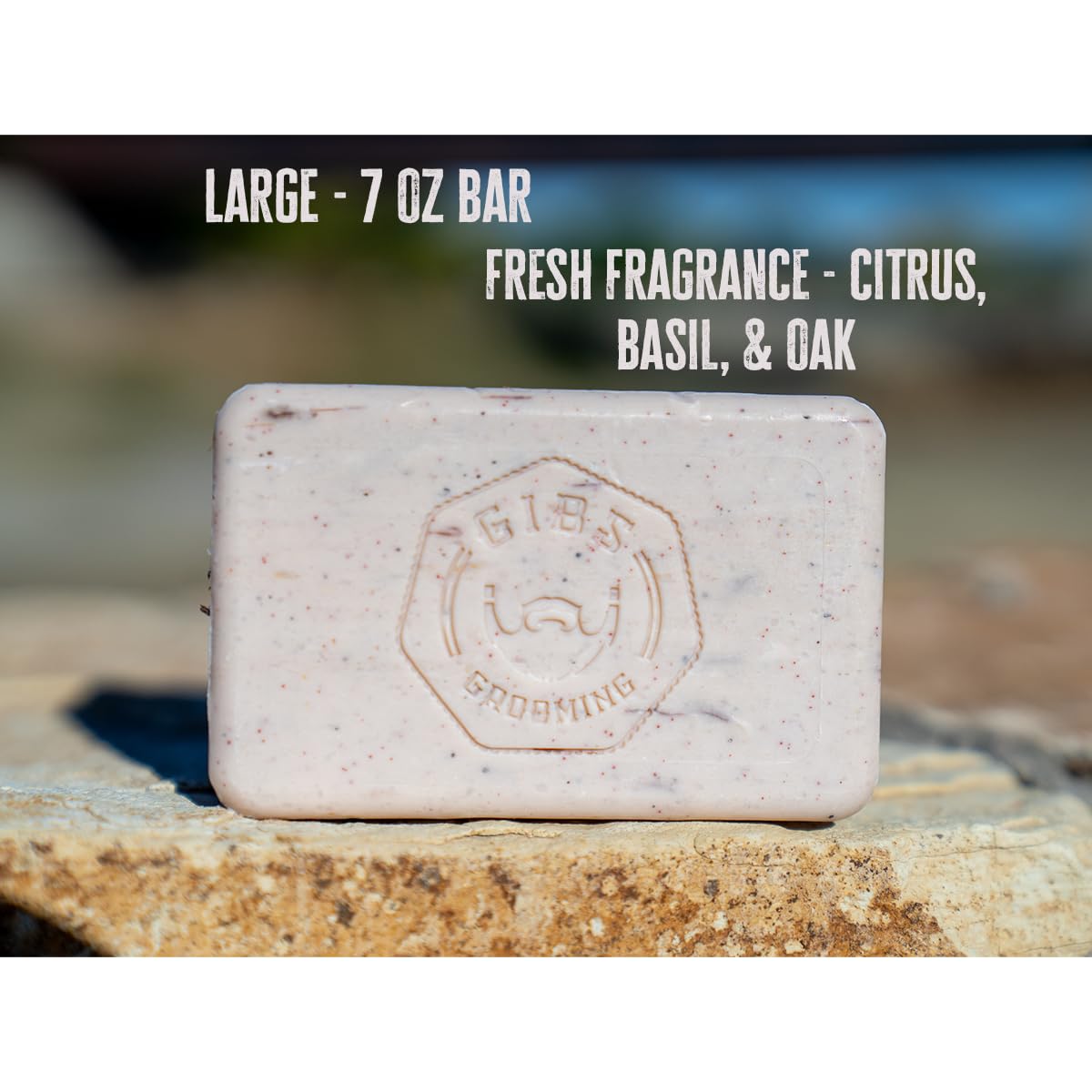 GIBS Bio Fuel, Moisturizing, Long-Lasting, Sandalwood, 7oz Bar Soap Beauty & Personal Care GIBS