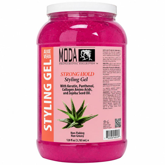 MODA Hair Styling Gel & Restorative Treatment - Alcohol-Free, Sulfate-Free, Paraben-Free | All-Day Hold for All Hair Types | Salon & Family Use | Beauty & Personal Care MODA