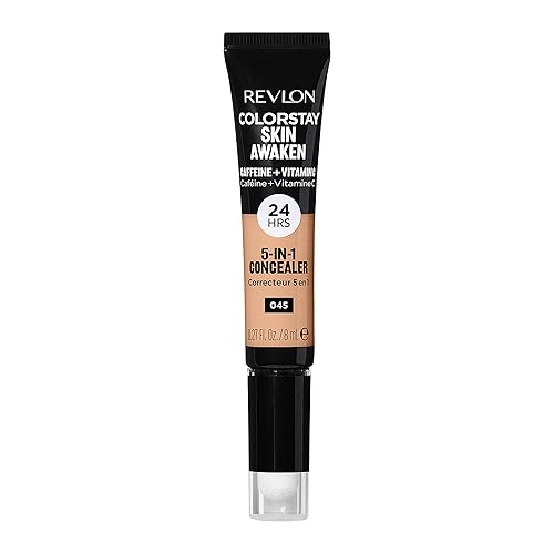 Revlon ColorStay Skin Awaken 5-in-1 Concealer, Lightweight, Creamy Longlasting Face Makeup with Caffeine & Vitamin C, For Imperfections, Dark Circles Beauty & Personal Care REVLON