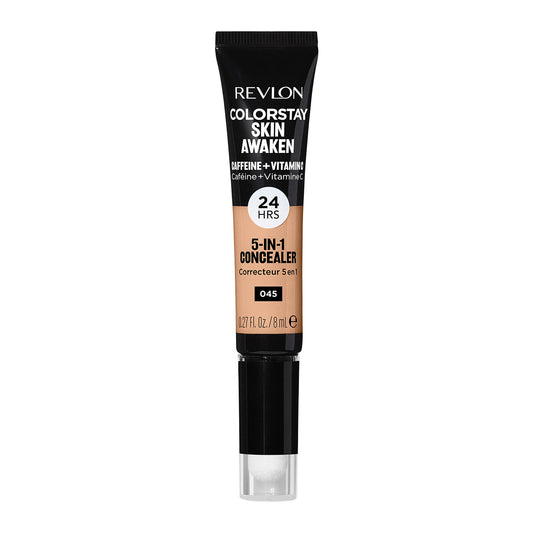 Revlon ColorStay Skin Awaken 5-in-1 Concealer, Lightweight, Creamy Longlasting Face Makeup with Caffeine & Vitamin C, For Imperfections, Dark Circles Beauty & Personal Care REVLON