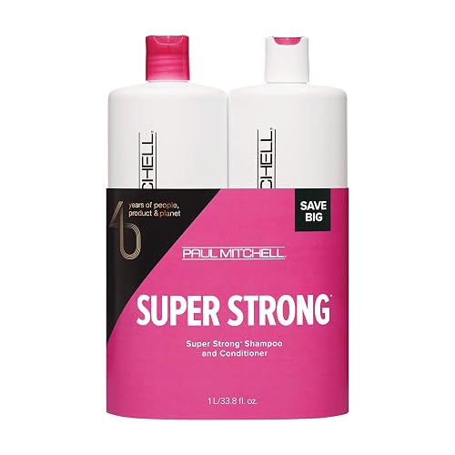 Paul Mitchell Strengthen + Rebuild Super Strong Liter Duo Set Beauty & Personal Care Paul Mitchell