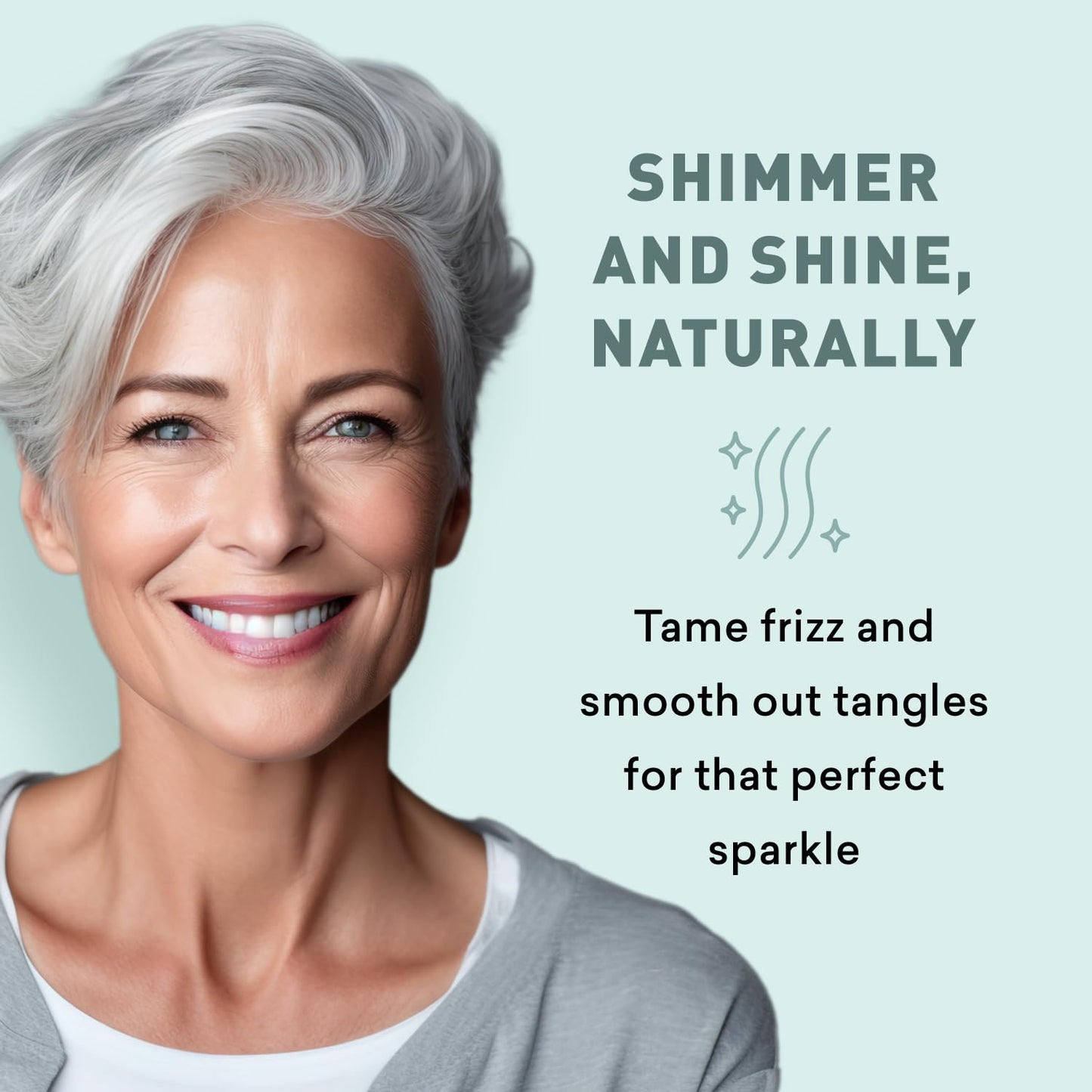 Just Nutritive Gray Hair Conditioner | Gray Hair Treatment | Just Natural Hair Care | Natural Conditioner 16 Oz. Beauty & Personal Care Just Nutritive