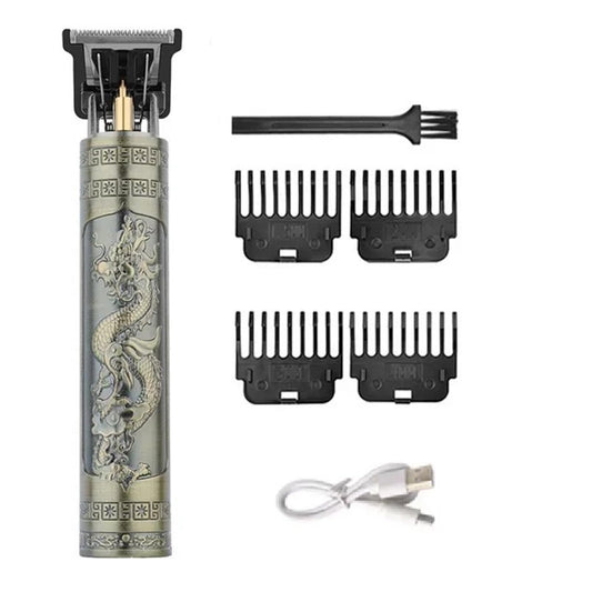 Razors Hair Clipper Professional Cutter Vintage T9 USB Hair Cutting Machine Trimmer for Men Cordless Beard Trimmer Men Hair Trimmer(Dragon A) Beauty and Personal Care EWKYLSEM