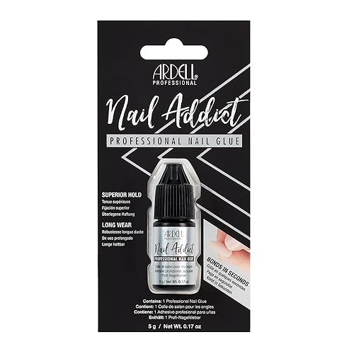Ardell Professional Nail Glue, Superior Hold, Long-Lasting Adhesive for Fake Nails, Press On Nails & Nail Repairs, Quick-Drying Formula, 5g Beauty & Personal Care Ardell