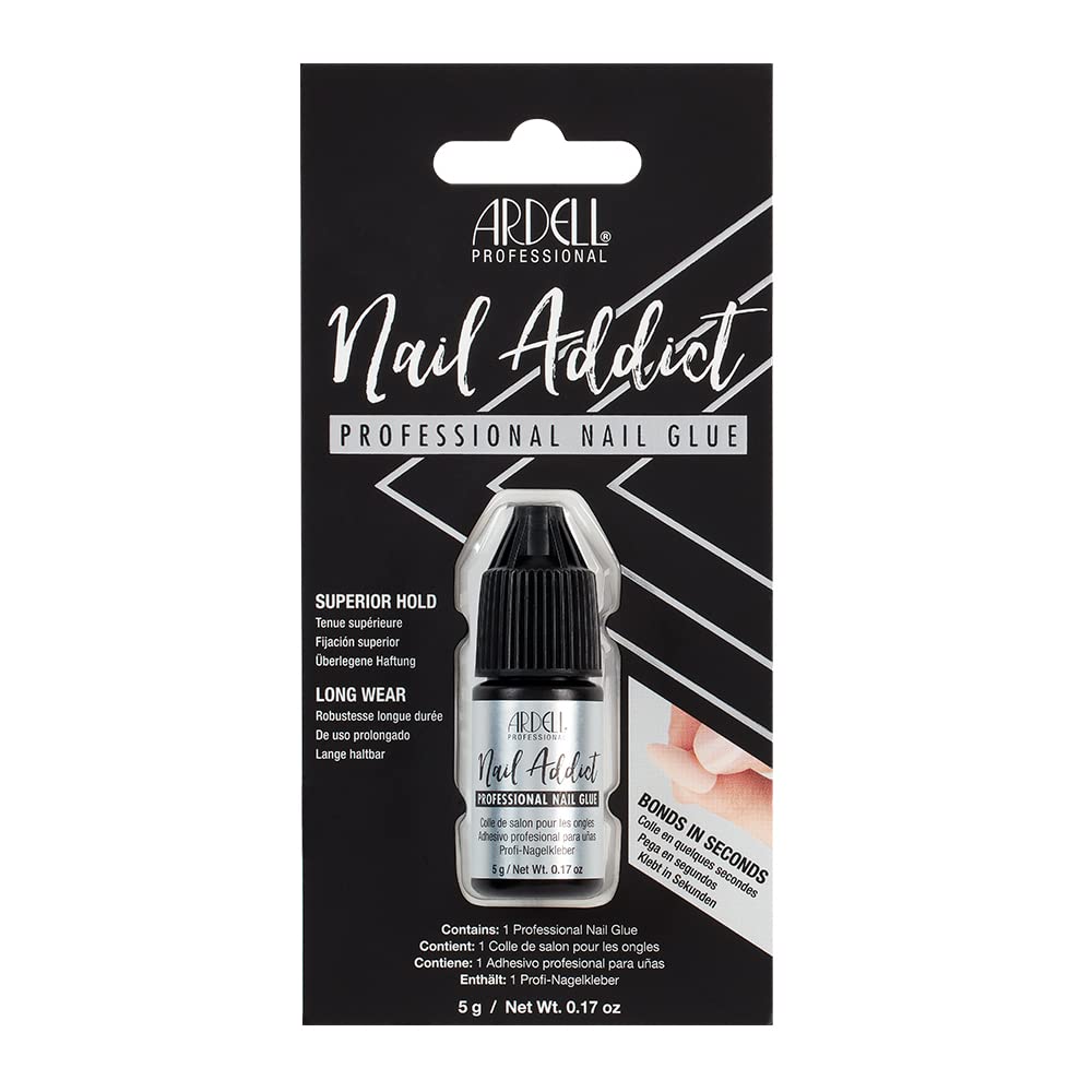 Ardell Professional Nail Glue, Superior Hold, Long-Lasting Adhesive for Fake Nails, Press On Nails & Nail Repairs, Quick-Drying Formula, 5g Beauty & Personal Care Ardell