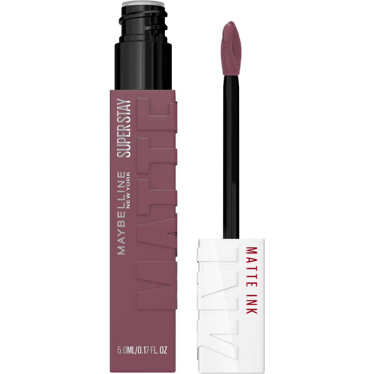 Maybelline Super Stay Matte Ink Liquid Lipstick Makeup, Long Lasting High Impact Color, Up to 16H Wear, Visionary, Taupe Purple, 1 Count Beauty & Personal Care MAYBELLINE