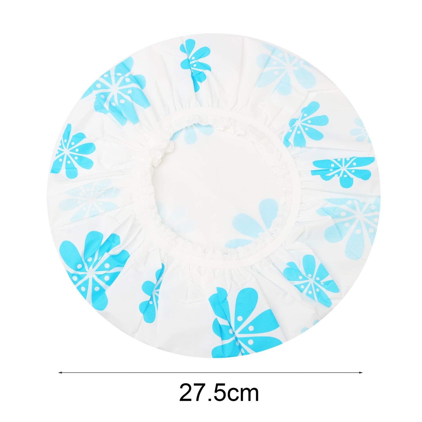 Shower Caps, 3 Pcs Waterproof Bath Caps Plastic Reusable Shower Caps Elastic Band Bath Hair Hat for Women Ladies Spa Salon Beauty & Personal Care Pengxiaomei