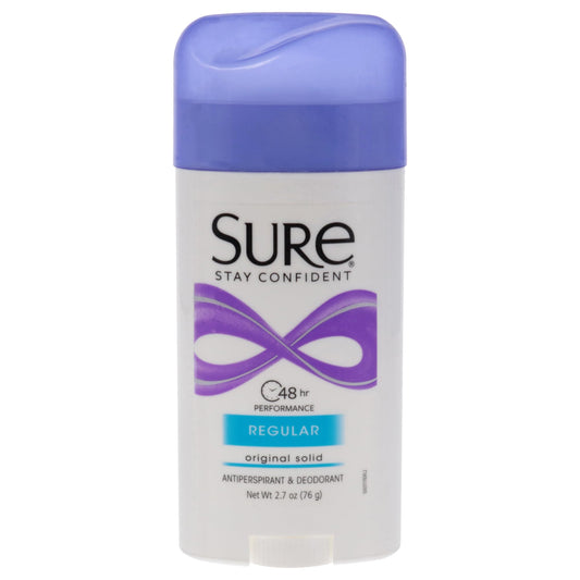 Sure Reg Solid Size 2.7z Sure Regular Original Solid Anti-Perspirant Deodorant Beauty and Personal Care Sure