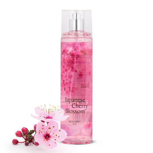 Freida and Joe Cherry Blossom Body Mist: A Luxurious 8 oz Gift for Her, Exquisite Floral Scent, Ideal Stocking Stuffer Fine Women Body Spray for Mom Beauty & Personal Care Freida and Joe