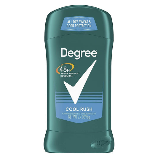 Degree Men Dry Protection Antiperspirant, Cool Rush 2.7 Oz (Pack of 3) - Packaging May Vary Beauty and Personal Care Degree
