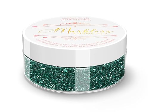 MARBLERS Twinkle Face & Body Glitter [Green Garnet] 0.18oz (5g) | Fine | Non-Toxic | Vegan | Cruelty-Free | Festival, Rave & Party Makeup | Eye, Hair Beauty & Personal Care MARBLERS