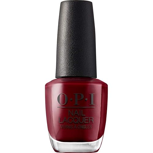 OPI Nail Lacquer We the Female | Opaque Dark Red Crème Chip Resistant Nail Polish | Washington DC Collection Beauty & Personal Care OPI