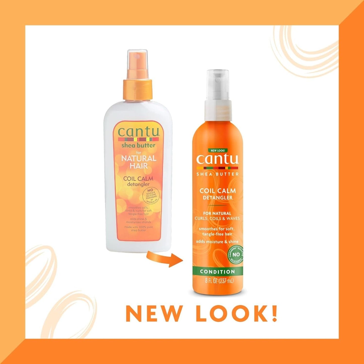 Cantu Coil Calm Detangler, 8 Fluid Ounce (Pack of 2) Beauty & Personal Care Cantu