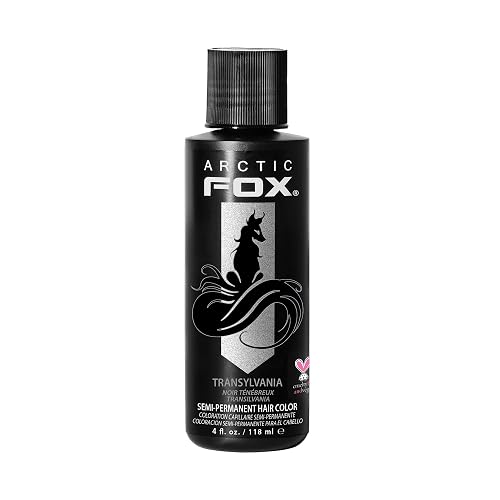 ARCTIC FOX Vegan and Cruelty-Free Semi-Permanent Hair Color Dye (4 Fl Oz, TRANSYLVANIA) Beauty & Personal Care ARCTIC FOX