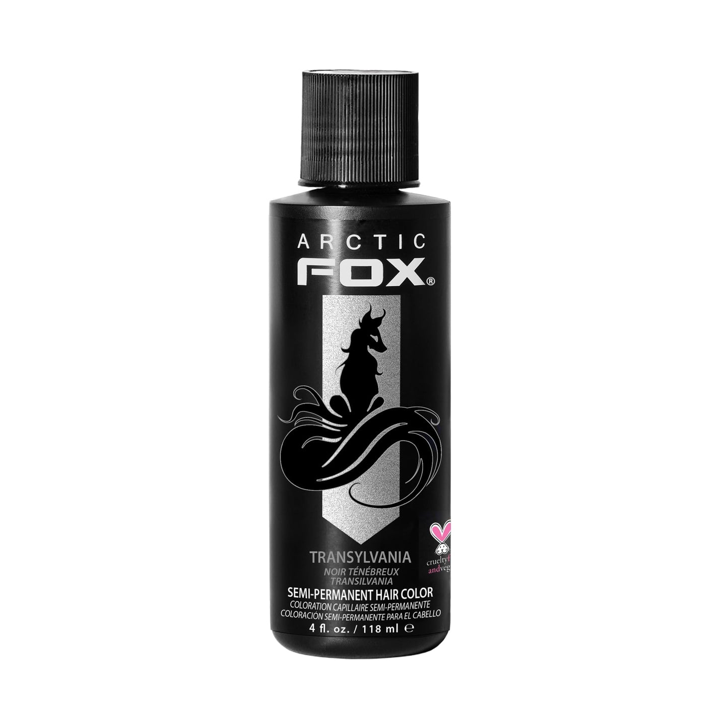 ARCTIC FOX Vegan and Cruelty-Free Semi-Permanent Hair Color Dye (4 Fl Oz, TRANSYLVANIA) Beauty & Personal Care ARCTIC FOX