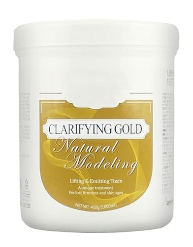 1000ml Clarifying Gold Natural Modeling Mask Pack Powder for Anti-aging & Skin Elasticity Beauty & Personal Care Anskin