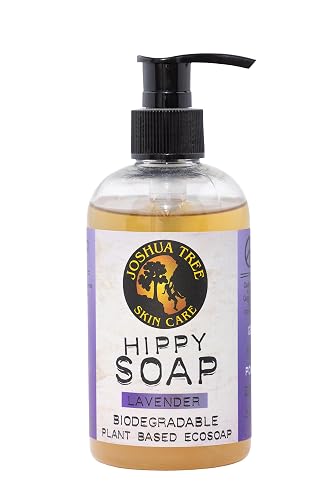 Joshua Tree Skin Care 8 oz. Organic Hippy Soap - Biodegradable Plant Based Eco Soap (Lavender) Beauty & Personal Care JOSHUA TREE
