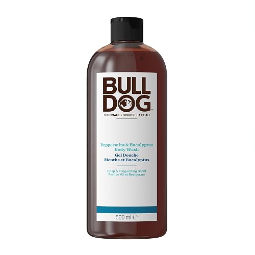 Bulldog Mens Skincare and Grooming Body Wash, Peppermint and Eucalyptus, 16.9 Fluid Ounce Beauty & Personal Care Bulldog Skincare for Men