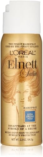 L'Oreal Paris Elnett Satin Hairspray, Extra Strong Hold, Travel Size, 2.2 Ounce (Pack of 3) Beauty & Personal Care L'Oreal Paris