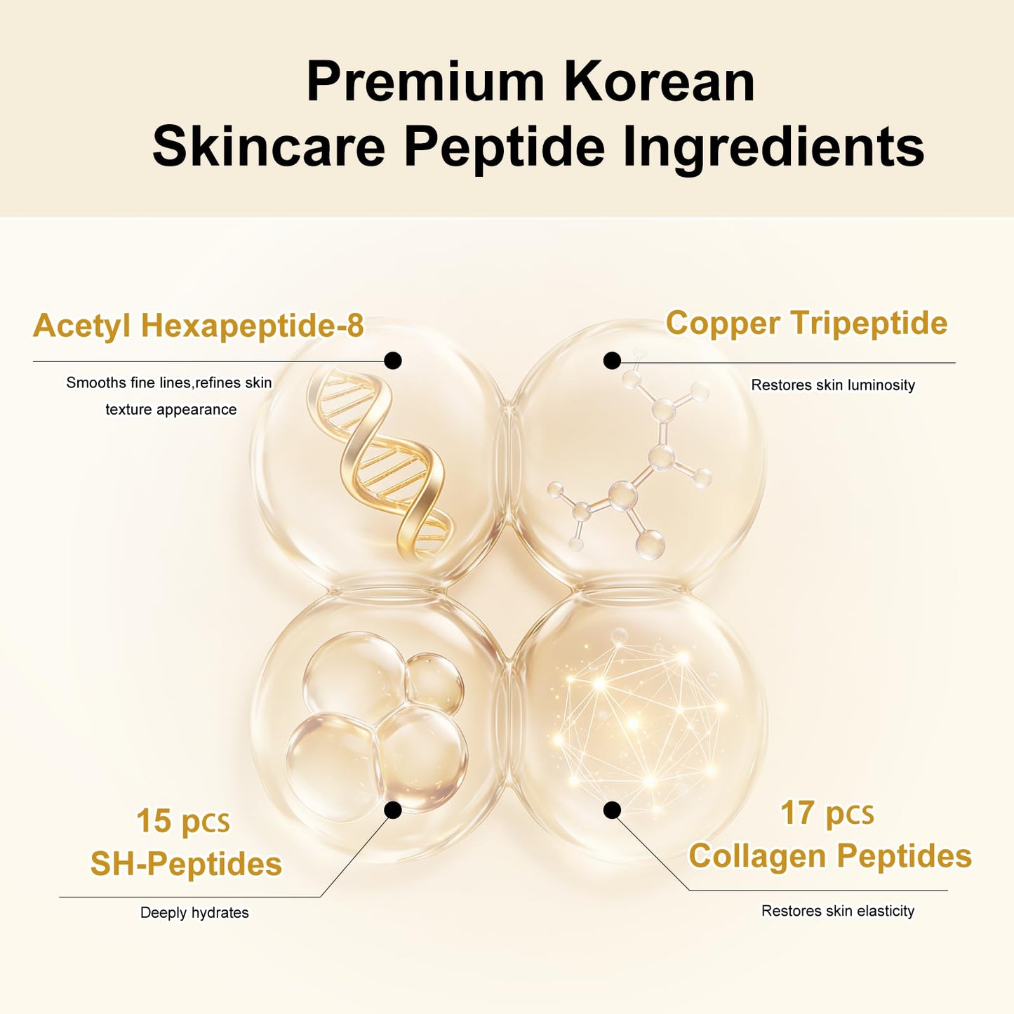 Silk peptide serum for face Deep Collagen Silk Peptide Intensive Lifting Serum ampoule?korean skin care Anti Aging Serum for Face Tightening Beauty & Personal Care Bright Elf