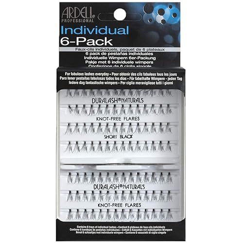 6 Pack Knot-Free Individuals Short Black Beauty & Personal Care Ardell