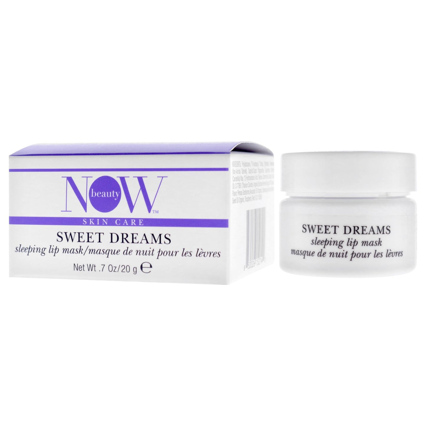 NOW BEAUTY Sweet Dreams Sleeping Lip Mask - Overnight Lip Mask - Organic Lip Balm & Moisturizer - Hydration - Rich in Antioxidants - Paraben & Sulfate Beauty and Personal Care NOW BEAUTY