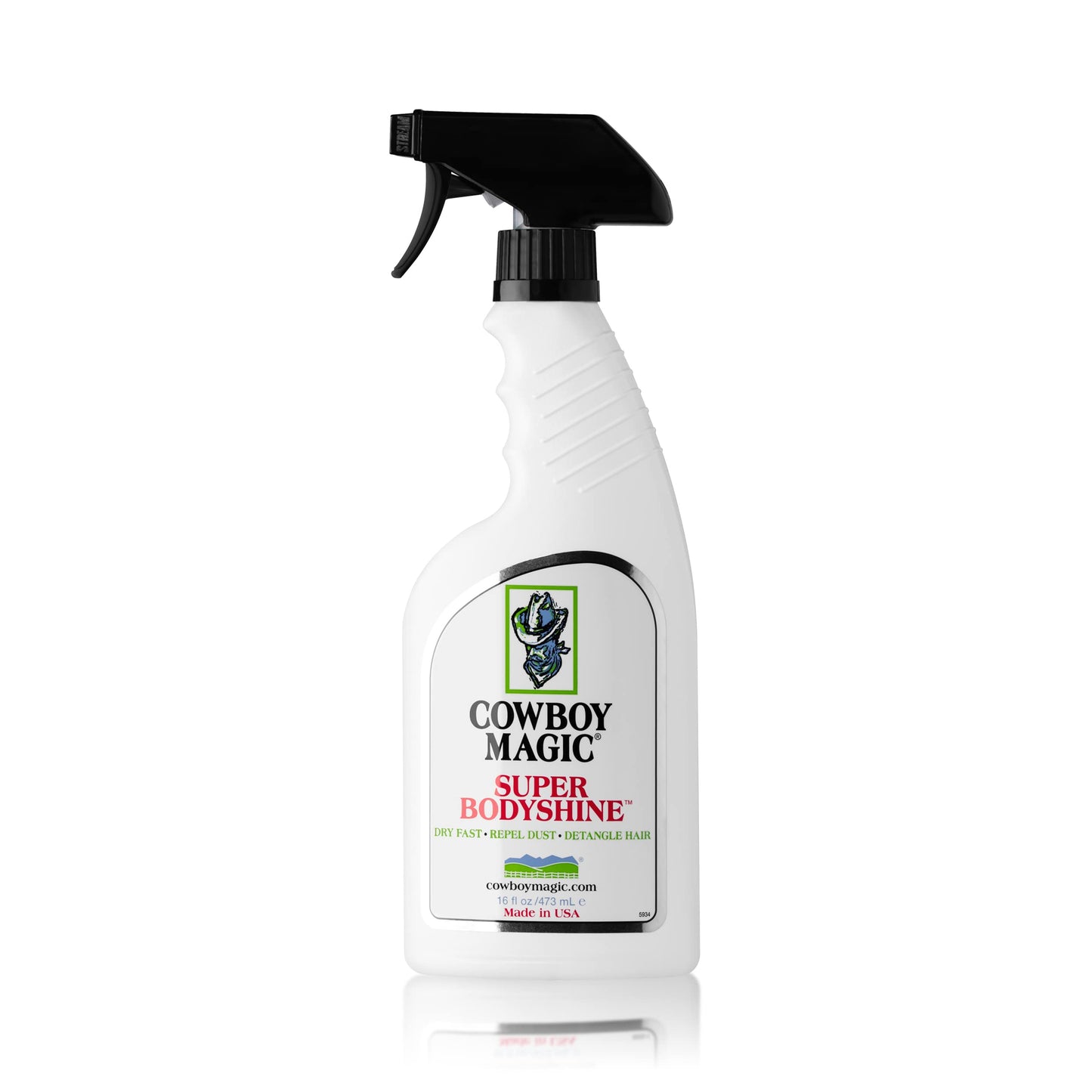Cowboy Magic Super Bodyshine Fast Dry Repel DUST DETANGLE Hair 16 Ounce Beauty & Personal Care Cowboy Magic