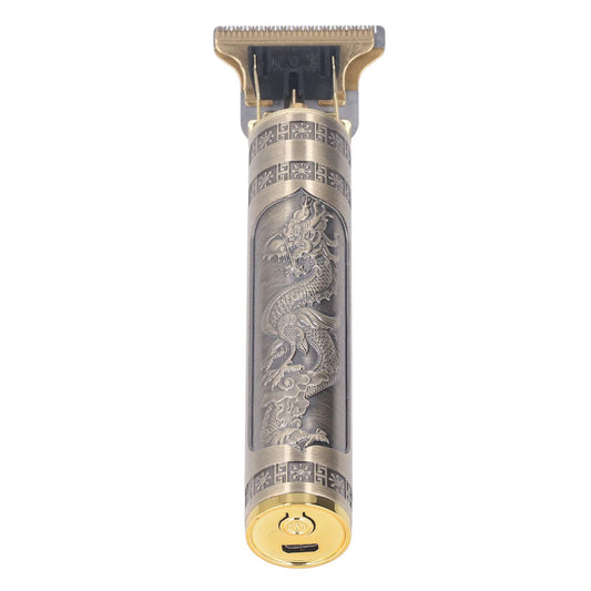 Yosoo Hair Trimmer, Electric Metal Body T Blade Hair Trimmer USB Charging for Men for Haircut (Dragon Pattern) Beauty and Personal Care Yosoo