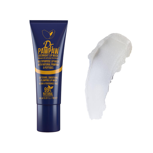 Dr. PawPaw Multipurpose Overnight Lip Mask - Lip Sleeping Mask with Peptides - Natural Moisturizer for Plumping - Cruelty Free - 0.33 oz Beauty and Personal Care Dr. PAWPAW ORIGINAL BALM